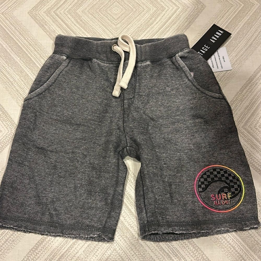 Vintage Havana Boys ‘Surf All Day’ Grey Sweat Shorts